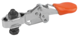 Minisnelspanner horizontaal met horizontale voet rechts en verstelbare aandrukspindel