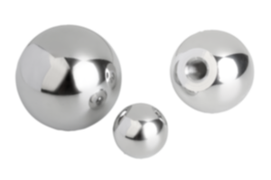 Kogelknoppen rvs of aluminium DIN 319