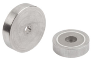 Magneten met cilindrisch gat (spanmagneten) van SmCo met rvs-huis
